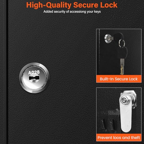 100 Keys Key Cabinet with Drop Slot, Anti-Theft Key Lock Box - Image 8