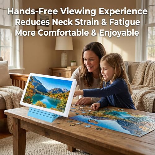 2PCS Jigsaw Puzzle Box Stand-Hands-Free Puzzle Lid Holder&Viewer - Image 7