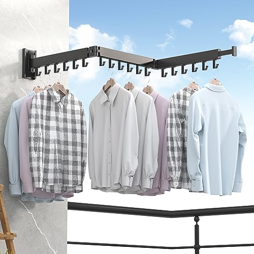 ZdwCyl Clothes Drying Rack,Laundry Drying Rack Wall Mount - Image 3