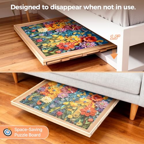 ALL4JIG 1500 Piece Rotating Puzzle Board with 4 Drawer - Image 6