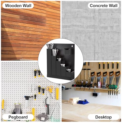 Cable Tie Holder, Wall Mount Zip Tie Storage Rack | Home Organization - Image 8
