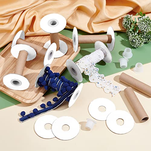 PH PandaHall 20pcs Ribbon Spools Removable Empty Cord - Image 7