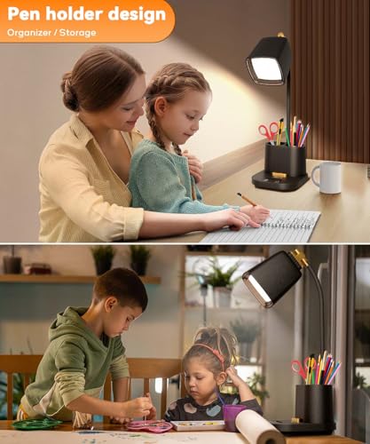 LED Desk Lamp for Dorm 2 USB Ports, Dorm Room Essent | All Products - Image 6