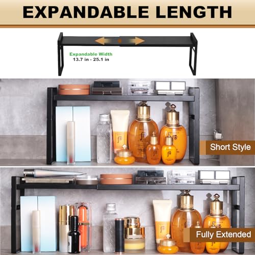 Expandable Narrow Medicine Cabinet Organizer Shelves - Image 6
