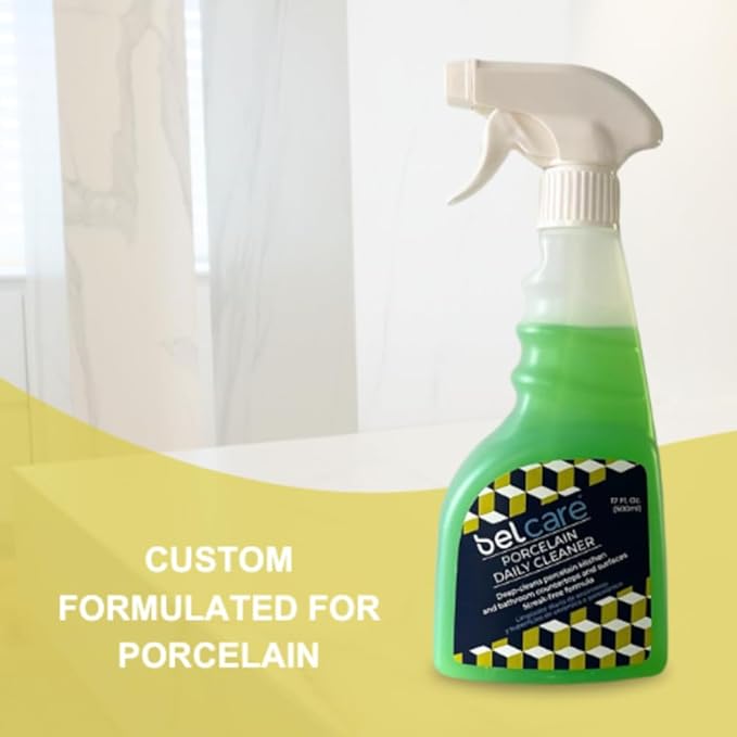 Porcelain Kitchen Countertop Cleaner & Bathroom Vanity Cleaner, pH-Neutral, Streak-Free, Specially Formulated for Porcelain Surfaces – 17 fl oz