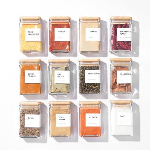 APT 1101 Glass Storage Jars with Bamboo Lid, glass canisters - Image 2