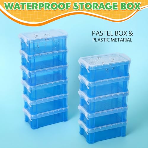 Briwooody 30 Pack Crayon Boxes with Lids, Colorful Plastic - Image 7