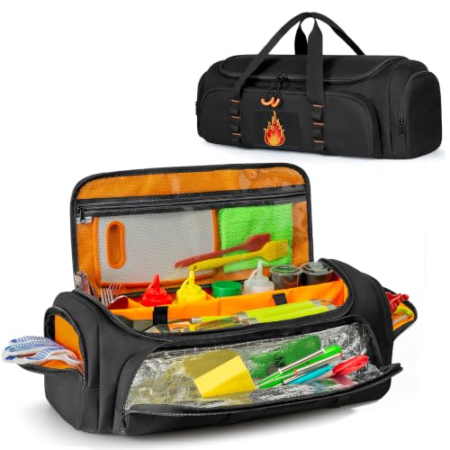 Camp Grill Tool Storage Bag, Portable BBQ Utensil Case - Image 2