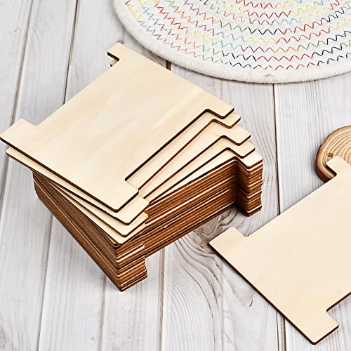 200 Pcs Ribbon Storage Organizer Set, Flat Wood Ribbon - Image 3