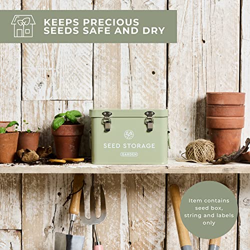 Wildgoose Seed Storage Box - Metal Seed Packet Organizer - Image 5