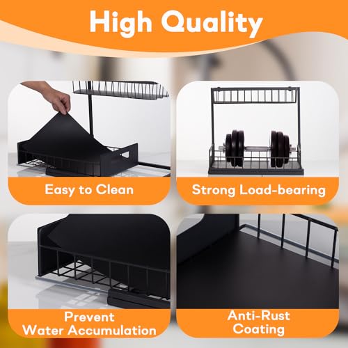 2-Tier under Sink Organizer and Storage, Narrow Space Storage - Image 4