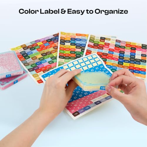 Caydo 36Pcs Diamond Art Storage Trays with Lids | Home Organization - Image 7