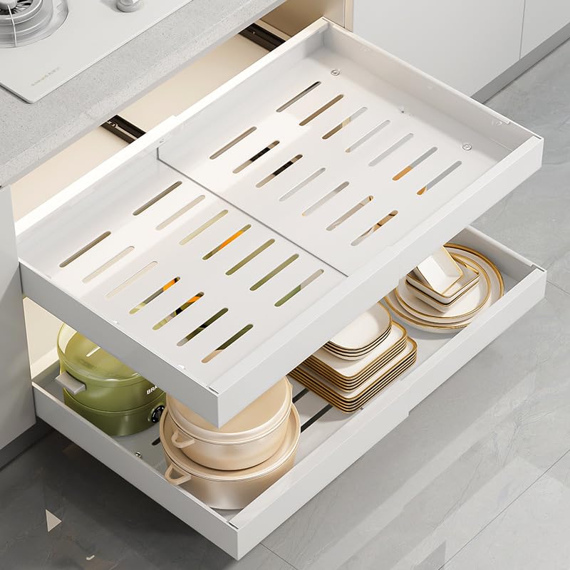 Pull-out Cabinet Organizer, ExpandableHeavy Duty Slide out - Image 1