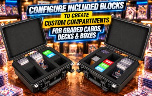 CASEMATIX Waterproof Graded Card Storage Box for 100 PSA, BGS - Image 6