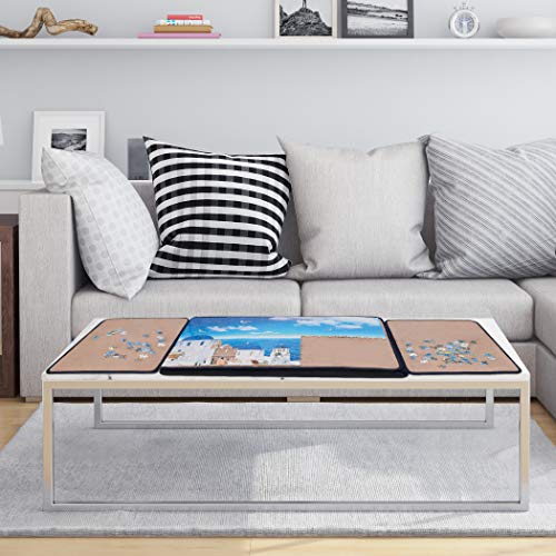 Becko US 1000 Piece Puzzle Board, Portable Case with Trays - Image 3