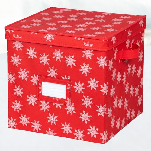 HOLDN’ STORAGE Christmas Ornament Storage Box with Lid - Image 6