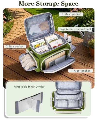 Seed Storage Organizer Insulated Bag, Garden Seed Saving Box - Image 5