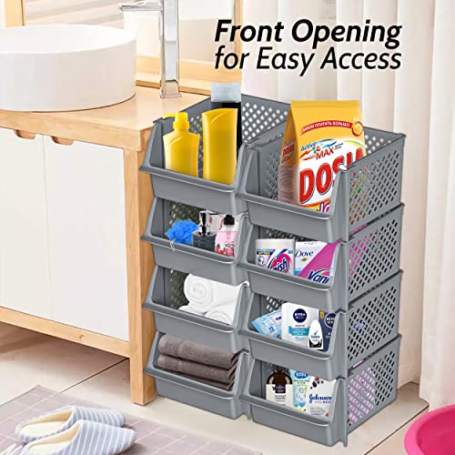 Skywin Stackable Storage Bins Open Front for Pantry - Image 5