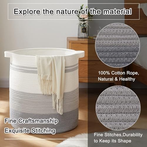 OIAHOMY 120L Laundry Basket Laundry Hamper Nursery Hamper - Image 6