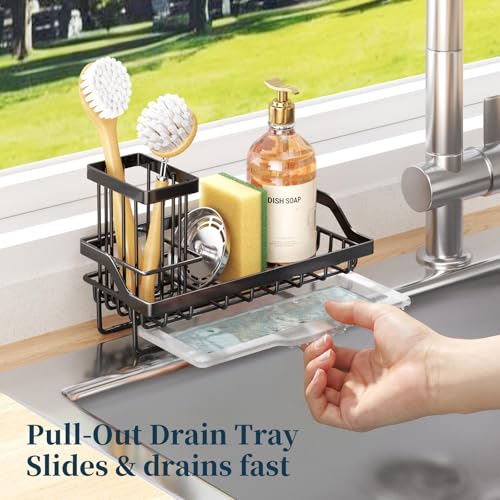 Consumest Sponge Holder for Kitchen Sink - Kitchen Sink Caddy - Image 6