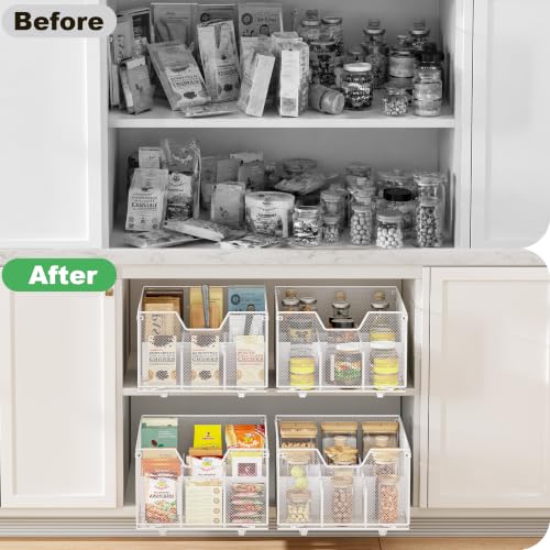 2 Pack Pull out Cabinet Organizer,Slide out Pantry S | All Products - Image 8