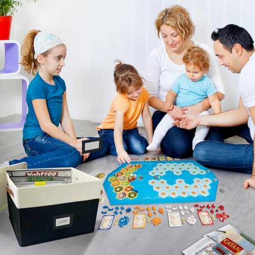 Board Game Storage, Board Game Organizer with 12pcs Zipper - Image 3