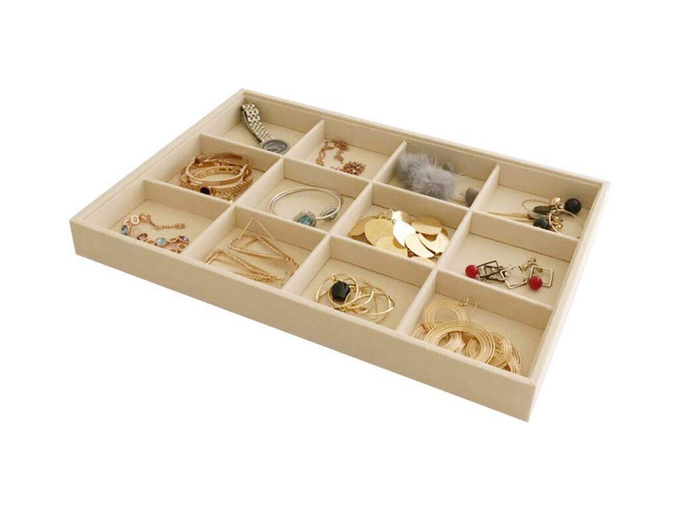 Large Stackable Jewelry Display Tray Case Organizer | Jewelry Organiza - Image 1