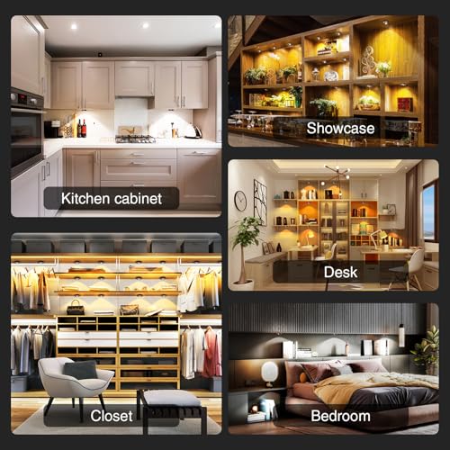 Puck Lights With Remote Control - Rechargeable, Wireless Under - Image 5