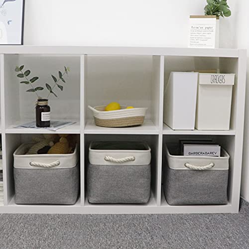 Bidtakay Baskets Set of 3 Storage Baskets for Organizing - Image 6
