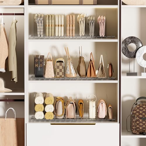 Stackable Bag & Purse Organizer for Closet Shelf Acr | All Products - Image 4