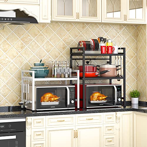 PUSDON Expandable Microwave Oven Rack, 2-Tier Counte | All Products - Image 5