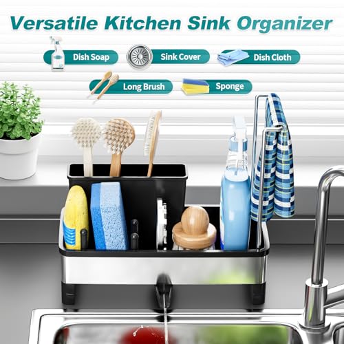 Ewaiira Stainless Steel Sink Caddy, Sponge Holder fo | All Products - Image 4