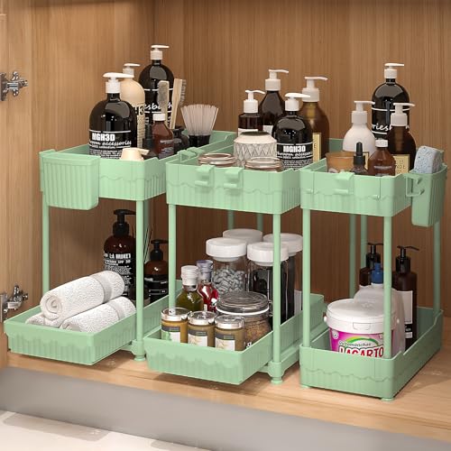 Sevenblue 3-Pack 2-Tier Under Sink Organizers with S | All Products - Image 2