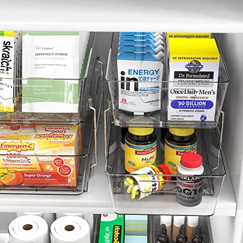 Simple Houseware 2 Tier Basket Drawer Cabinet Pull-Out Organizer - Image 7
