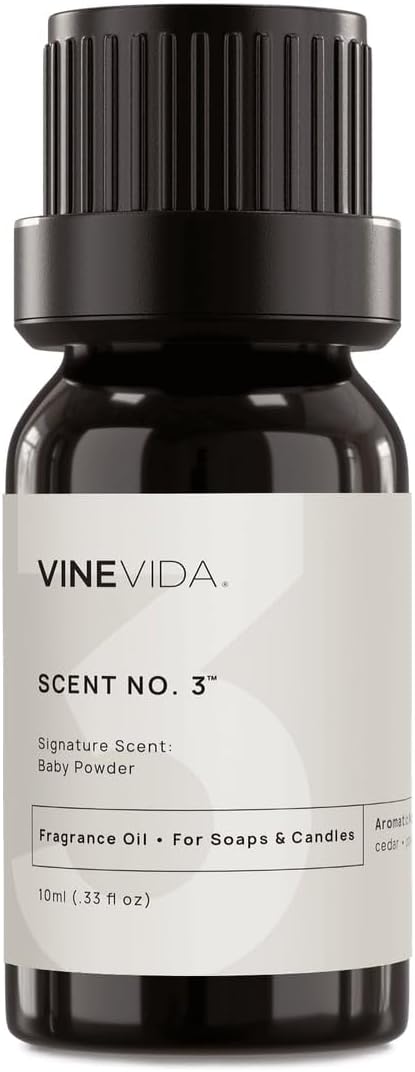 VINEVIDA [0.33oz] Scent No.3 Fragrance Oil for Candle Making and Soap Making - Premium Candle Scents for Soy Candles