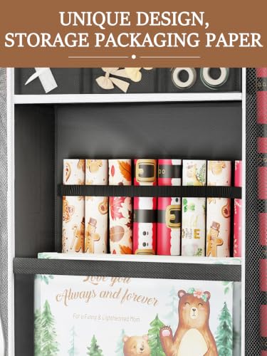 WERNNSAI Wrapping Paper Storage with Removable Drawer & - Image 7