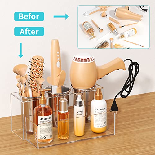 Hair Tool Organizer, Acrylic Hair Dryer Holder - Image 6