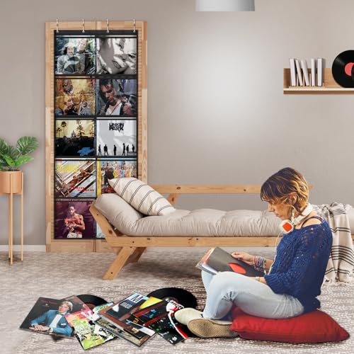 Portable Vinyl Record Frame, 12-inch Vinyl Door Hanging - Image 6