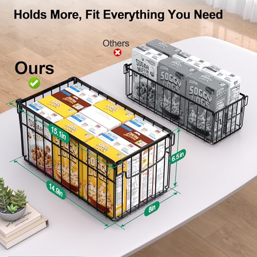 Freezer Organizer Bins, 6 Pack Big Baskets for 5/ 7 Cu.FT - Image 3