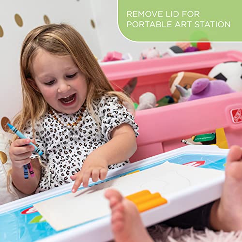 Step2 2-in-1 Toy Box & Art Lid, Kids Toy Storage Bin | All Products - Image 7