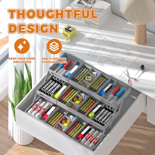 3 Tier Drawer Organizer Versatile Expandable Junk Dr | All Products - Image 7