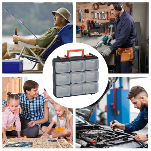 Small Parts Organizer Detachable with Handle Storage - Image 5