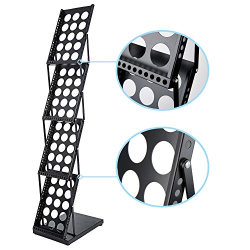 Polmart Portable Floor Display Rack for Magazines, Brochures & - Image 4