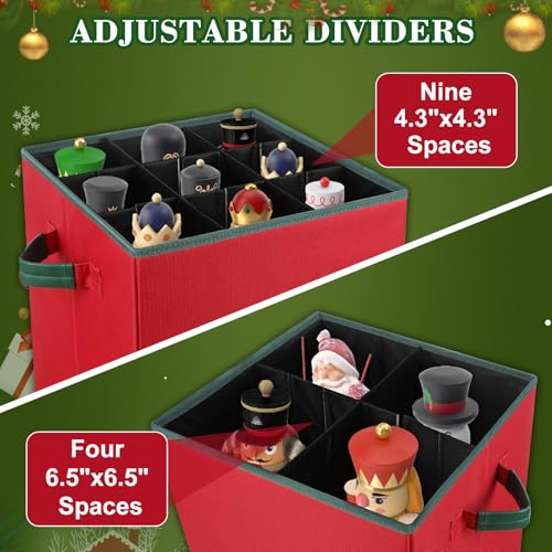 Christmas Nutcracker and Figurine Collectible Storage - Image 5