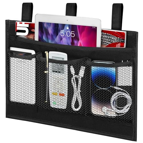 Bedside Caddy Storage Organizer, Hanging Storage Bag Pocket - Image 2