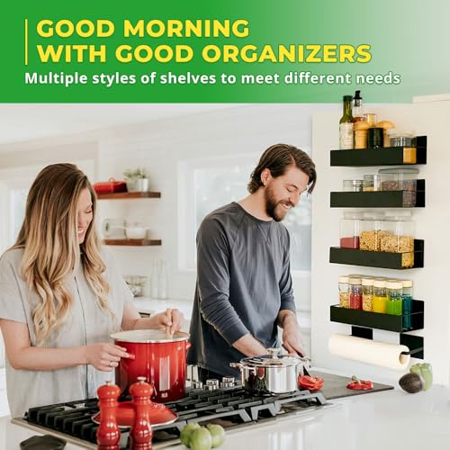 Magnetic spice rack set for refrigerator, space saver - Image 5
