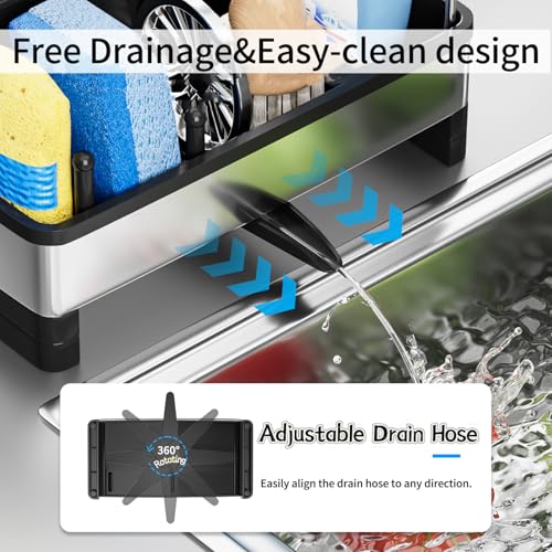 Sponge Holder for Kitchen Sink,Sink Caddy Organizer - Image 6