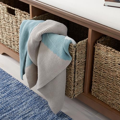 SAFAVIEH Furniture - Lonan Storage Bench - Sepia - Solid - Image 5