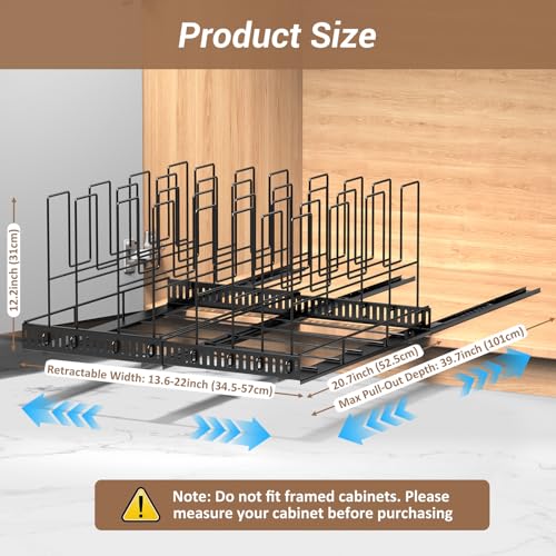 Housolution Pull Out Baking Tray and Cookie Sheet Cutting - Image 3