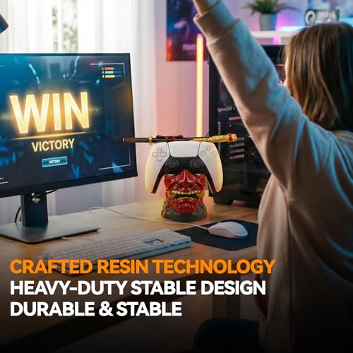 Gaming Controller Holder Stand Accessories: Samurai Warrior Mask - Image 6